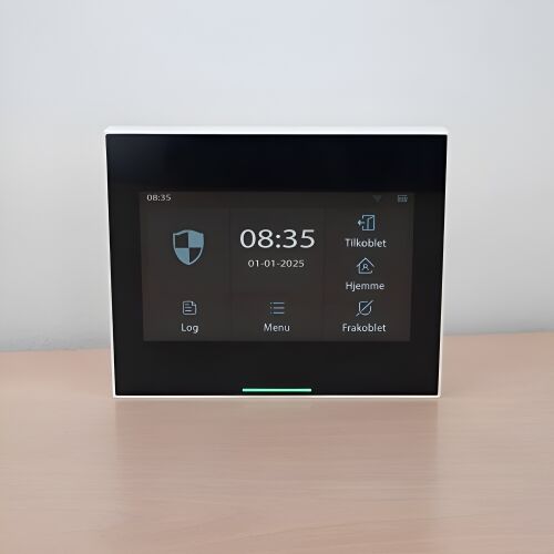 HEIMDALL touchskærm alarmpanel UI